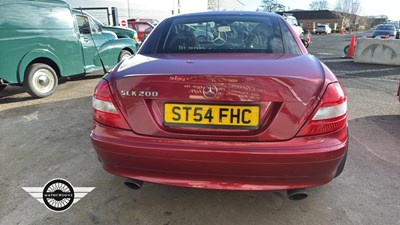 Lot 180 - 2004 MERCEDES SLK 200 KOMPRESSOR AUTO