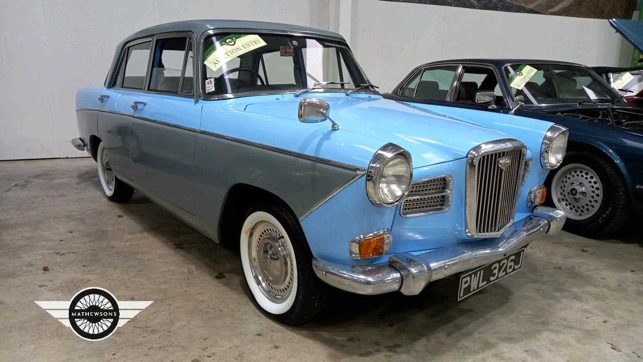 Lot 888 - 1970 WOLSELEY 16/60