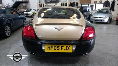 Lot 40 - 2005 BENTLEY CONTINENTAL GT AUTO
