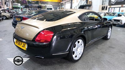 Lot 40 - 2005 BENTLEY CONTINENTAL GT AUTO