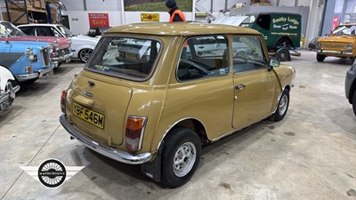 Lot 598 - 1974 AUSTIN MINI CLUBMAN