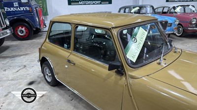 Lot 598 - 1974 AUSTIN MINI CLUBMAN