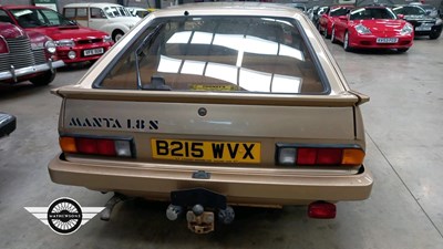 Lot 846 - 1984 OPEL MANTA BERLINETTA