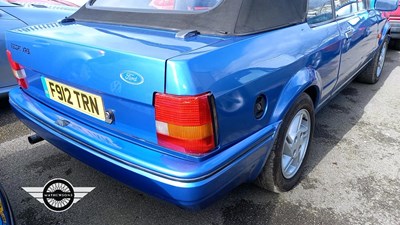 Lot 664 - 1988 FORD ESCORT 1.6I CABRIOLET