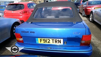 Lot 664 - 1988 FORD ESCORT 1.6I CABRIOLET