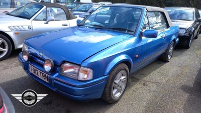 Lot 664 - 1988 FORD ESCORT 1.6I CABRIOLET