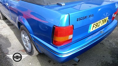 Lot 664 - 1988 FORD ESCORT 1.6I CABRIOLET