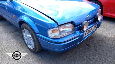 Lot 664 - 1988 FORD ESCORT 1.6I CABRIOLET