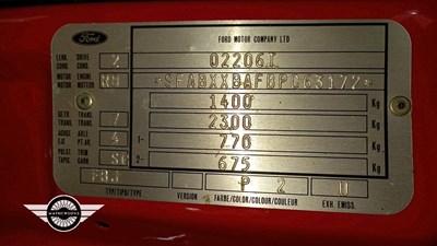 Lot 2 - 1993 FORD FIESTA XR2 I