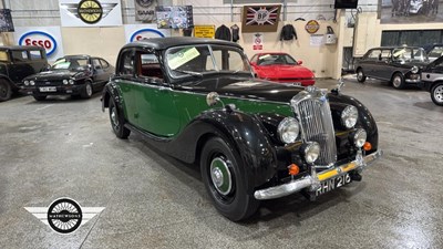 Lot 756 - 1952 RILEY RMB 2.5 LITRE SALOON