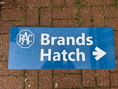 Lot 119 - R.A.C BRANDS HATCH SIGN