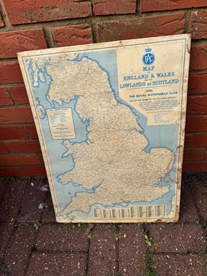 Lot 165 - R.A.C. ROAD MAP ENGLAND & WALES