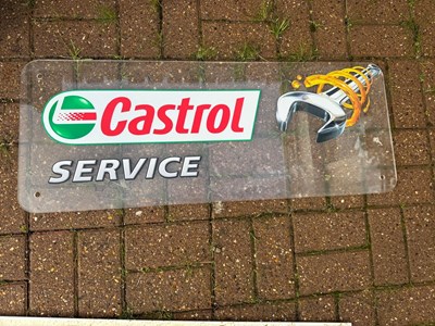 Lot 189 - CASTROL SERVICE PLASTIC SIGN