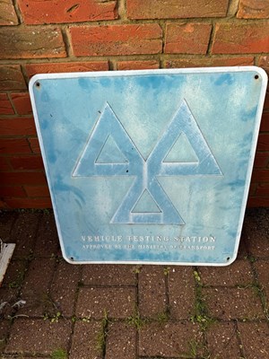 Lot 207 - M.O.T SIGN