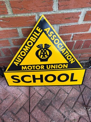 Lot 331 - AA SCHOOL SIGN