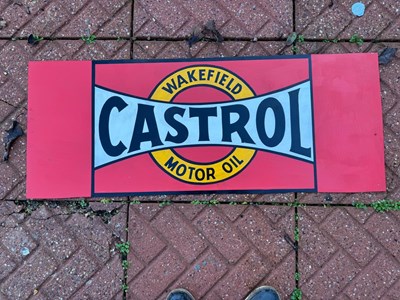 Lot 343 - CASTROL SIGN