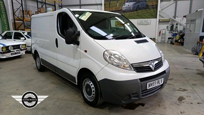 Lot 873 - 2009 VAUXHALL VIVARO 2700 CDTI SWB
