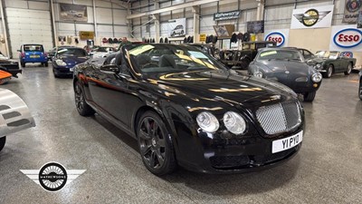 Lot 488 - 2007 BENTLEY CONTINENTAL GTC AUTO