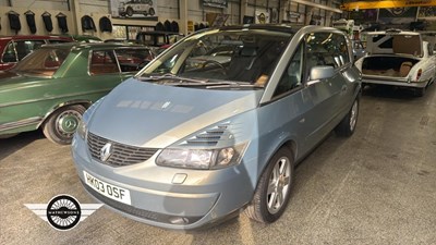 Lot 742 - 2003 RENAULT AVANTIME DYNAMIQUE
