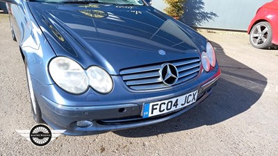 Lot 878 - 2004 MERCEDES CLK 240 ELEGANCE AUTO