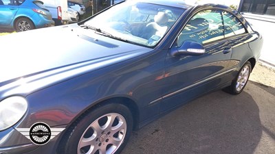 Lot 878 - 2004 MERCEDES CLK 240 ELEGANCE AUTO