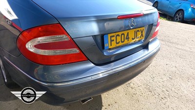 Lot 878 - 2004 MERCEDES CLK 240 ELEGANCE AUTO