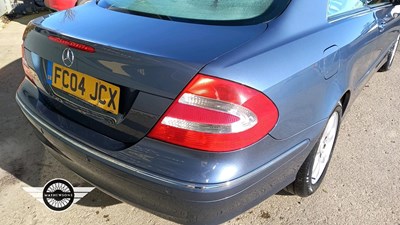 Lot 878 - 2004 MERCEDES CLK 240 ELEGANCE AUTO