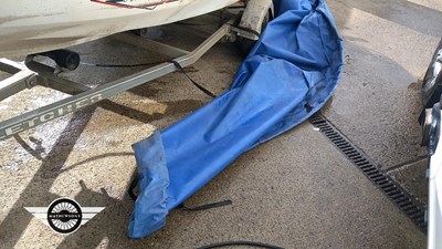 Lot 864 - FLETCHER SPEEDBOAT/SKI + FLETCHER TRAILER