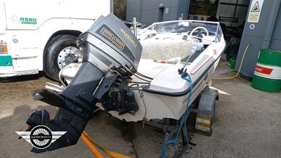 Lot 864 - FLETCHER SPEEDBOAT/SKI + FLETCHER TRAILER