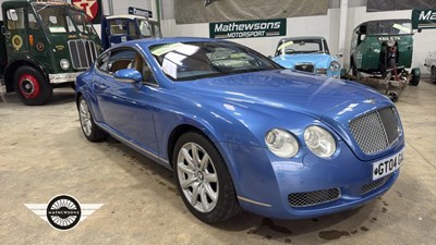 Lot 388 - 2004 BENTLEY CONTINENTAL GT AUTO