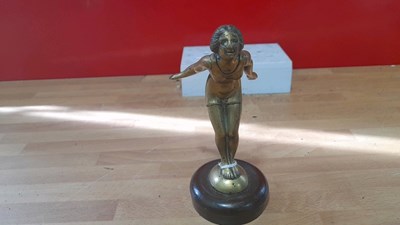 Lot 335 - BRASS LADY CAR MASCOT