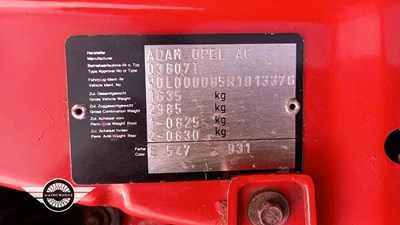 Lot 480 - 1993 VAUXHALL CALIBRA