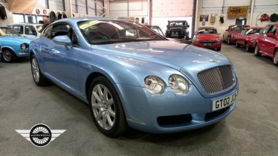 Lot 744 - 2004 BENTLEY CONTINENTAL GT AUTO