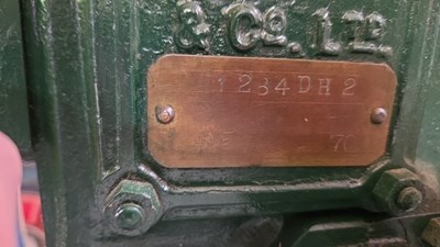 Lot 315 - LISTER STATIONARY ENGINE