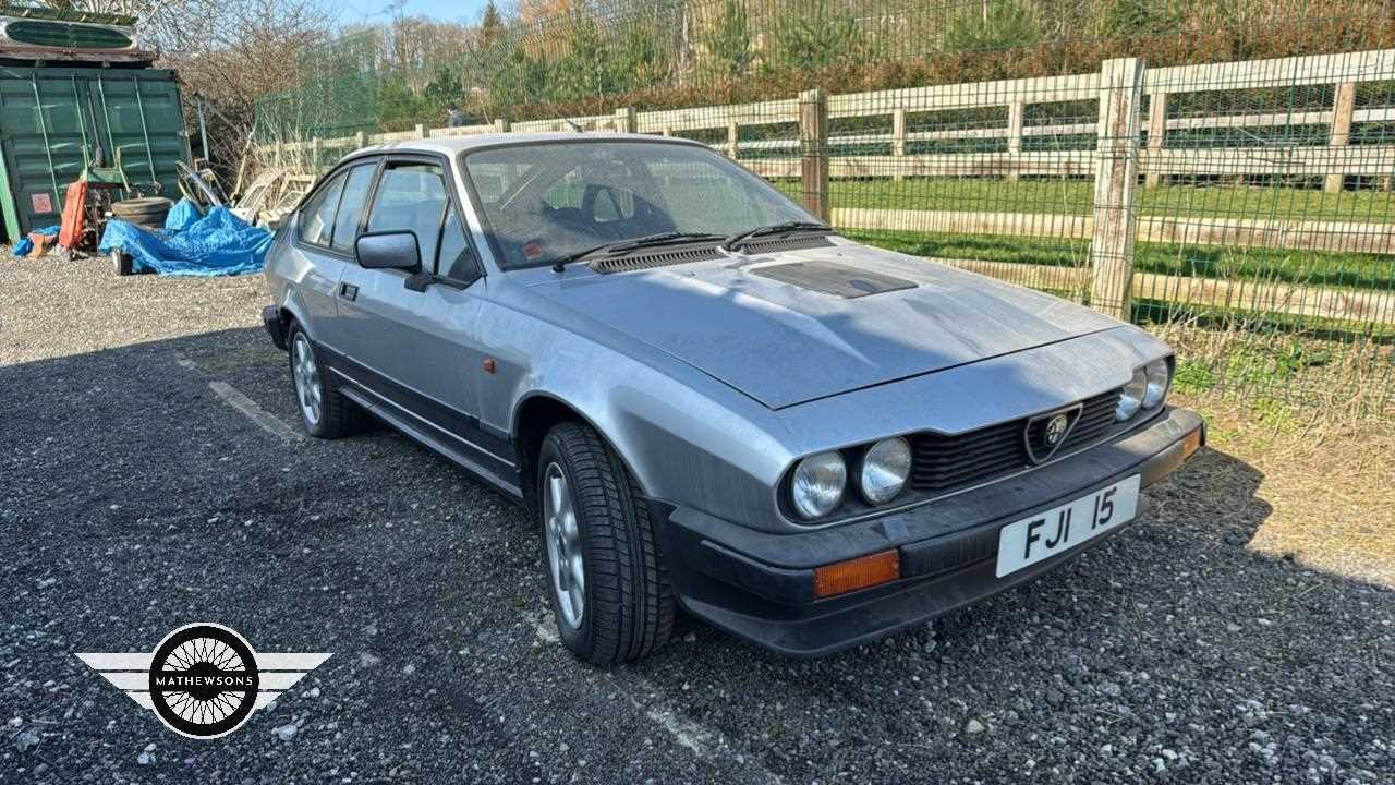 Lot 312 - 1985 ALFA ROMEO GTV