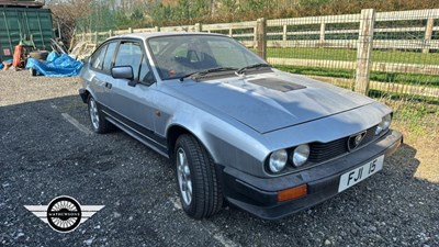 Lot 312 - 1985 ALFA ROMEO GTV