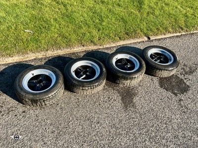 Lot 150 - 4 X REVOLUTION ALLOY WHEELS WITH CENTRE CAPS & FIREHAWK TYRES
