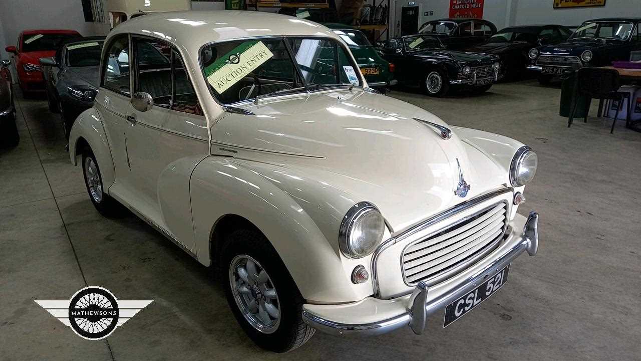 Lot 114 - 1956 MORRIS MINOR