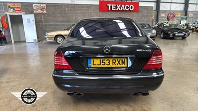 Lot 120 - 2003 MERCEDES S55 AMG A