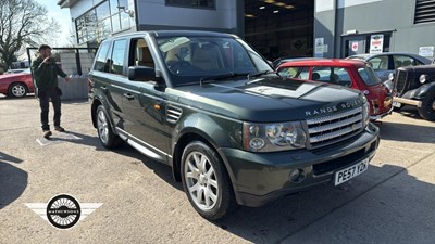 Lot 688 - 2007 LAND ROVER RANGE ROVER SP HSE TDV8 A