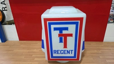 Lot 81 - TT REGENT PETROL PUMP GLASS GLOBE