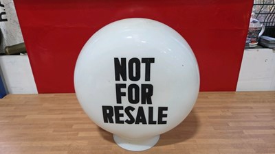 Lot 315 - NOT FOR RESALE PETROL PUMP GLASS GLOBE