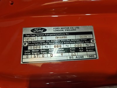 Lot 64 - 1973 FORD ESCORT MEXICO