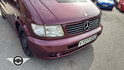 Lot 740 - 1999 MERCEDES V220 CDI AMBIENTE AUTO
