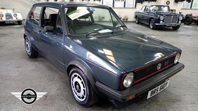 Lot 599 - 1983 VOLKSWAGEN GOLF GTI
