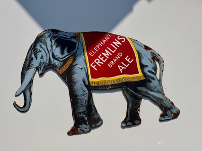 Lot 59 - FREMLINS ALE ENAMEL SIGN 16" X 11"