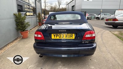 Lot 21 - 2003 VOLVO C70 T