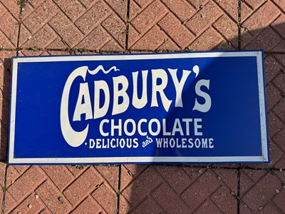 Lot 669 - CADBURY'S CHOCOLATE DELICIOUS 37.5" X 16.5"