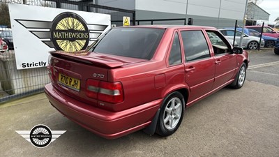 Lot 550 - 1998 VOLVO S70 20V AUTO