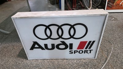 Lot 493 - AUDI SPORT LIGHT UP SIGN 24" X 16"